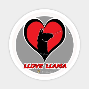 The Llove Llama Magnet